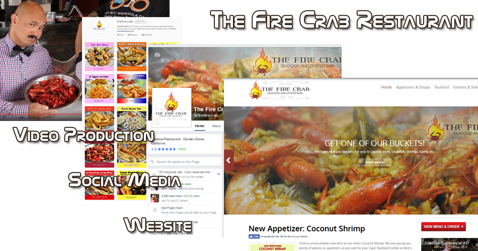 Fire Crab Restaurant Internet Marketing Orange County OC Garden Grove Website Development Design